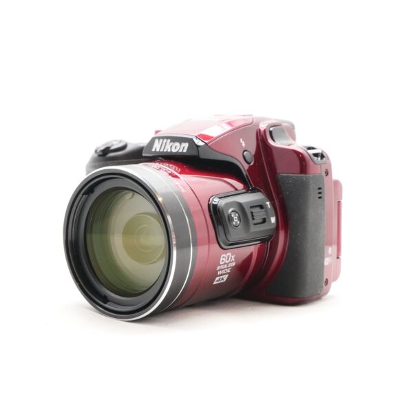 Used Nikon Coolpix B700 bridge camera, Red