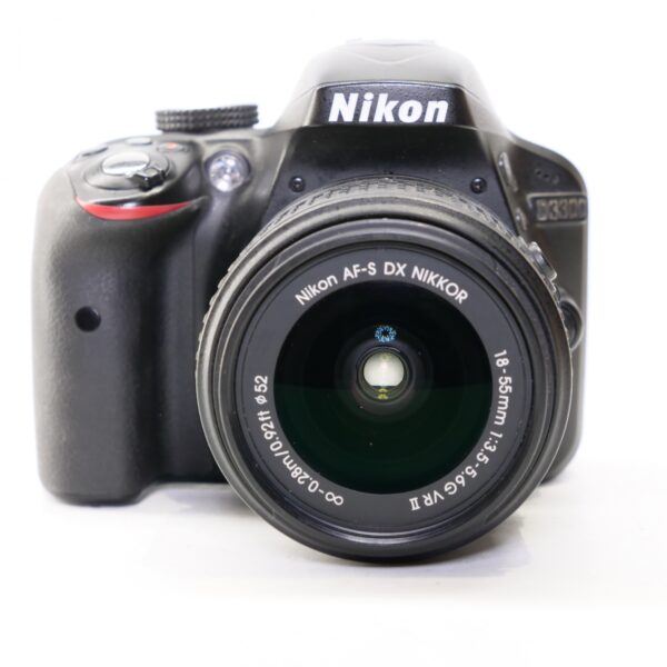 Used Nikon D3300 DSLR with 18-55mm lens
