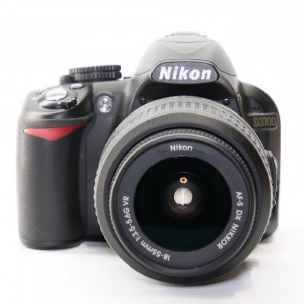Used Nikon D3100 DSLR with 18-55mm lens
