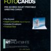 Fotospeed Natural Textured Bright White 315gsm, Pre-Scored Cards, A5 x 20