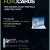 Fotospeed Natural Textured Bright White 315gsm, Pre-Scored Cards, A5 x 20