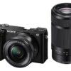 Sony Alpha 6100 Mirrorless Camera with 16-50mm and 55-210mm Lenses