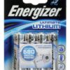 Energizer Ultimate lithium batteries AA, pack of four