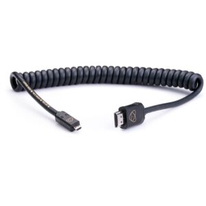image_1-155 Atomos Coiled micro HDMI to full HDMI 4K60p cable (40-80cm)