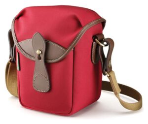 image_1-170 Billingham 72 Camera Shoulder Bag, Burgundy-Chocolate Trim