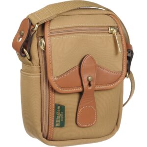 image_1-178 Billingham Compact Stowaway, Khaki Canvas-Tan leather trim