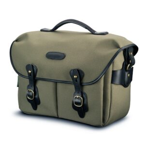 image_1-190 Billingham Hadley One Shoulder Bag, Sage Fibrenyte-Black Trim