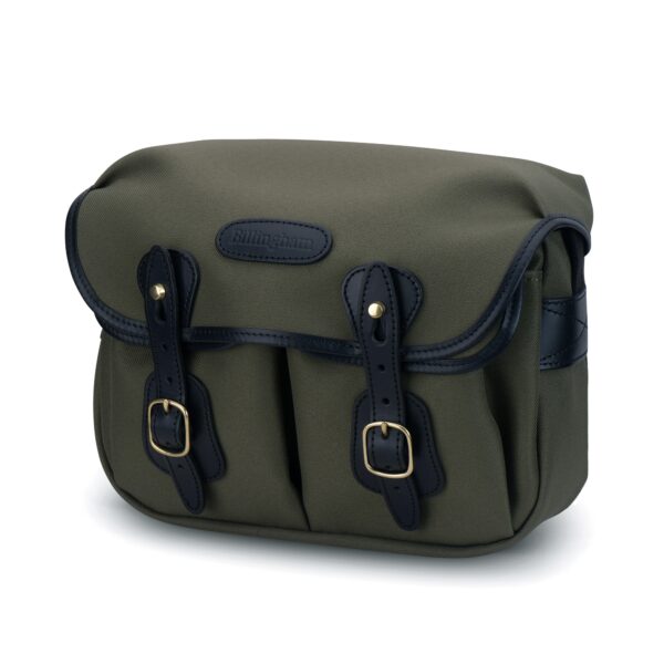 Billingham Hadley Small Camera Shoulder Bag, Sage Fibrenyte-Black Trim