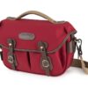 Billingham Hadley Small Pro, Burgundy Canvas-Chocolate Trim