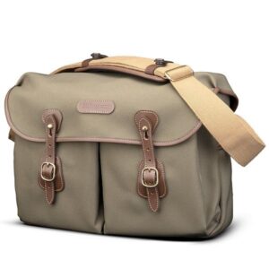 image_1-225 Billingham Icon Shoulder Bag, Sage Fibrenyte-Chocolate Trim