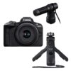 Canon EOS R50 with RF-S 18-45mm lens, Creator kit