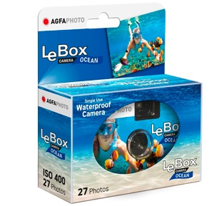 image_1-760 AGFAPHOTO LeBox Ocean underwater single-use camera, 400 ISO, 27 exposure