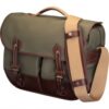 Billingham Eventer MkII Camera Shoulder Bag, Navy Canvas-Chocolate Trim