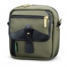 Billingham S2 Camera Shoulder Bag, Navy Canvas-Chocolate Trim