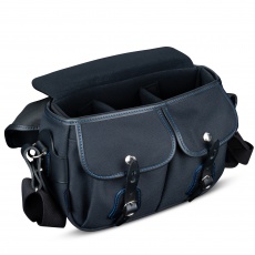 Billingham Hadley Small Camera Shoulder Bag - Midnight Special Edition, Black Fibrenyte-Leather trim