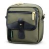 Billingham Pola Stowaway Camera Shoulder Bag, Black Fibrenyte-Red Trim