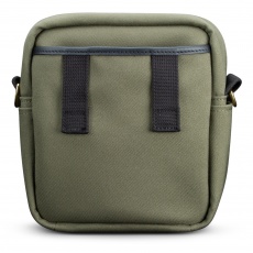 Billingham Pola Stowaway Camera Shoulder Bag, Black Fibrenyte-Red Trim