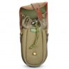 Billingham TEN-16 Camera Pouch, Khaki Canvas-Tan leather trim