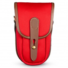 Billingham TEN-16 Camera Pouch, Khaki Canvas-Tan leather trim