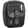 Billingham Compact Stowaway, Sage Fibrenyte-Chocolate Leather trim