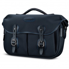 Billingham Hadley Small Camera Shoulder Bag - Midnight Special Edition, Black Fibrenyte-Leather trim