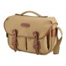 Billingham Hadley Pro Camera Shoulder Bag, Burgundy Canvas-Chocolate Trim