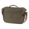 Billingham Hadley Pro Camera Shoulder Bag, Black Canvas-Tan Trim