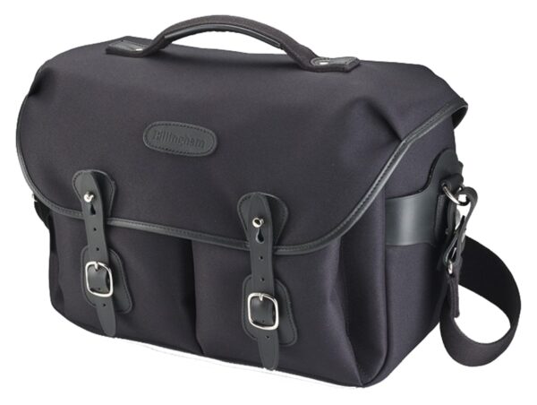 Billingham Hadley One Camera Shoulder Bag, Black Fibrenyte-Black Trim