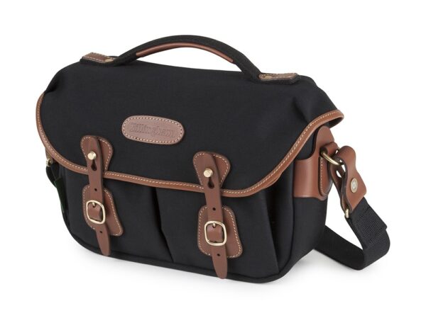 Billingham Hadley Small Pro, Black Canvas-Tan Trim