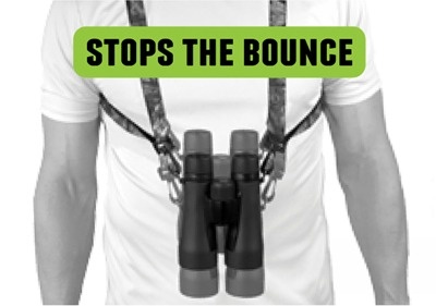 Alpine Neoprene Bino Cover & Strap, Stealth Shadow