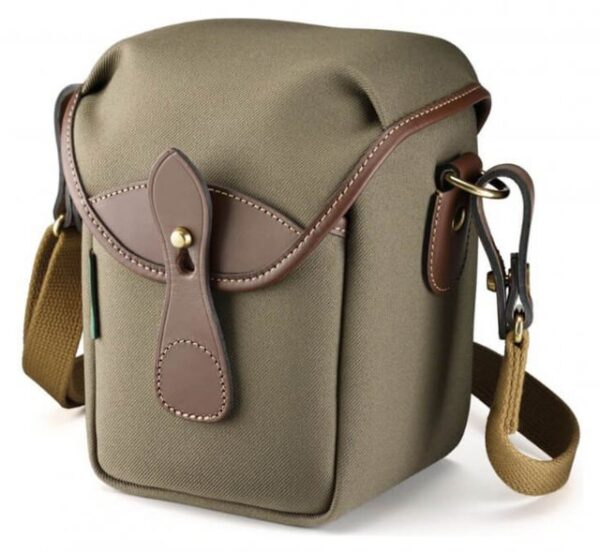 Billingham 72 Camera Shoulder Bag, Sage Fibrenyte-Chocolate Trim