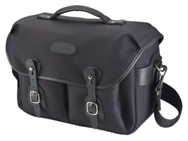Billingham Hadley One Camera Shoulder Bag, Black Fibrenyte-Black Trim