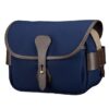 Billingham S2 Camera Shoulder Bag, Navy Canvas-Chocolate Trim