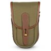 Billingham TEN-16 Camera Pouch, Sage FibreNyte-Chocolate Leather trim