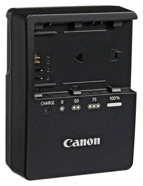 Canon LC-E6E Battery Charger for all cameras using the LP-E6, LP-E6NH or LP-E6P battery