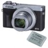 Canon PowerShot G7 X Mark III Digital Camera, Battery Kit, Silver