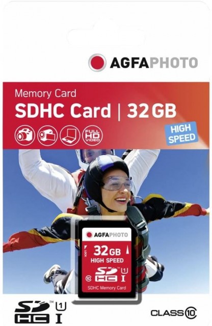 AGFAPHOTO 32GB SDHC UHS-1 V10 R100