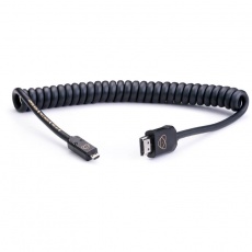 Atomos Coiled mini HDMI to full HDMI 4K60p cable (40-80cm)