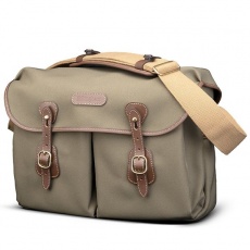 Billingham Icon Shoulder Bag, Khaki Canvas-Tan Trim