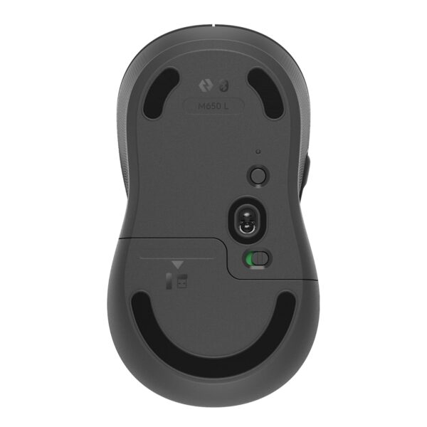 Logitech Signature M650 L RF Wireless Bluetooth Optical 4000 DPI Mouse - Graphite