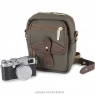 Billingham Compact Stowaway, Sage Fibrenyte-Chocolate Leather trim