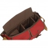 Billingham Hadley Pro Camera Shoulder Bag, Burgundy Canvas-Chocolate Trim