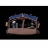 Billingham Hadley Small Camera Shoulder Bag, Navy-Chocolate Trim
