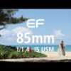 Canon EF 85mm f1.4L IS USM lens
