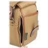 Billingham Compact Stowaway, Sage Fibrenyte-Chocolate Leather trim