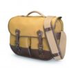 Billingham Eventer MkII Camera Shoulder Bag, Navy Canvas-Chocolate Trim