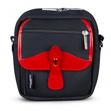 Billingham Pola Stowaway Camera Shoulder Bag, Sage Fibrenyte-Black Trim