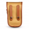 Billingham TEN-16 Camera Pouch, Khaki Canvas-Tan leather trim